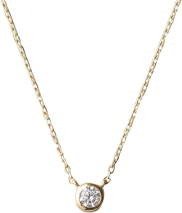ete 18k ダイヤモンドネックレス Amazon | (エテ) ete K18 ダイヤモンド 0.1ct ネックレス